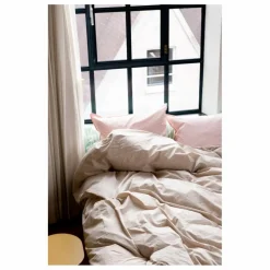 Taie d'oreiller Striped en Coton Bio - Set de 2 | Rose