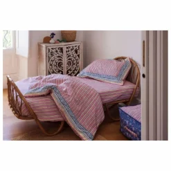 Taie d'oreiller Valerie en coton bio | Rose fuschia