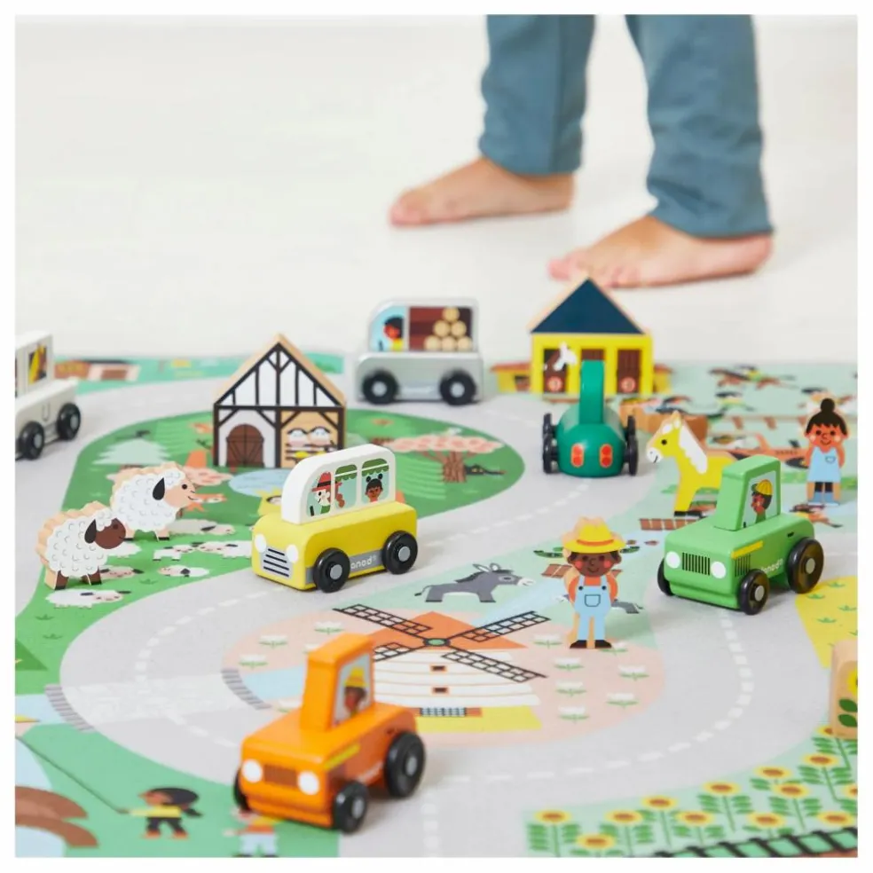 Tapis avec circuit Campagne - Cross Roads