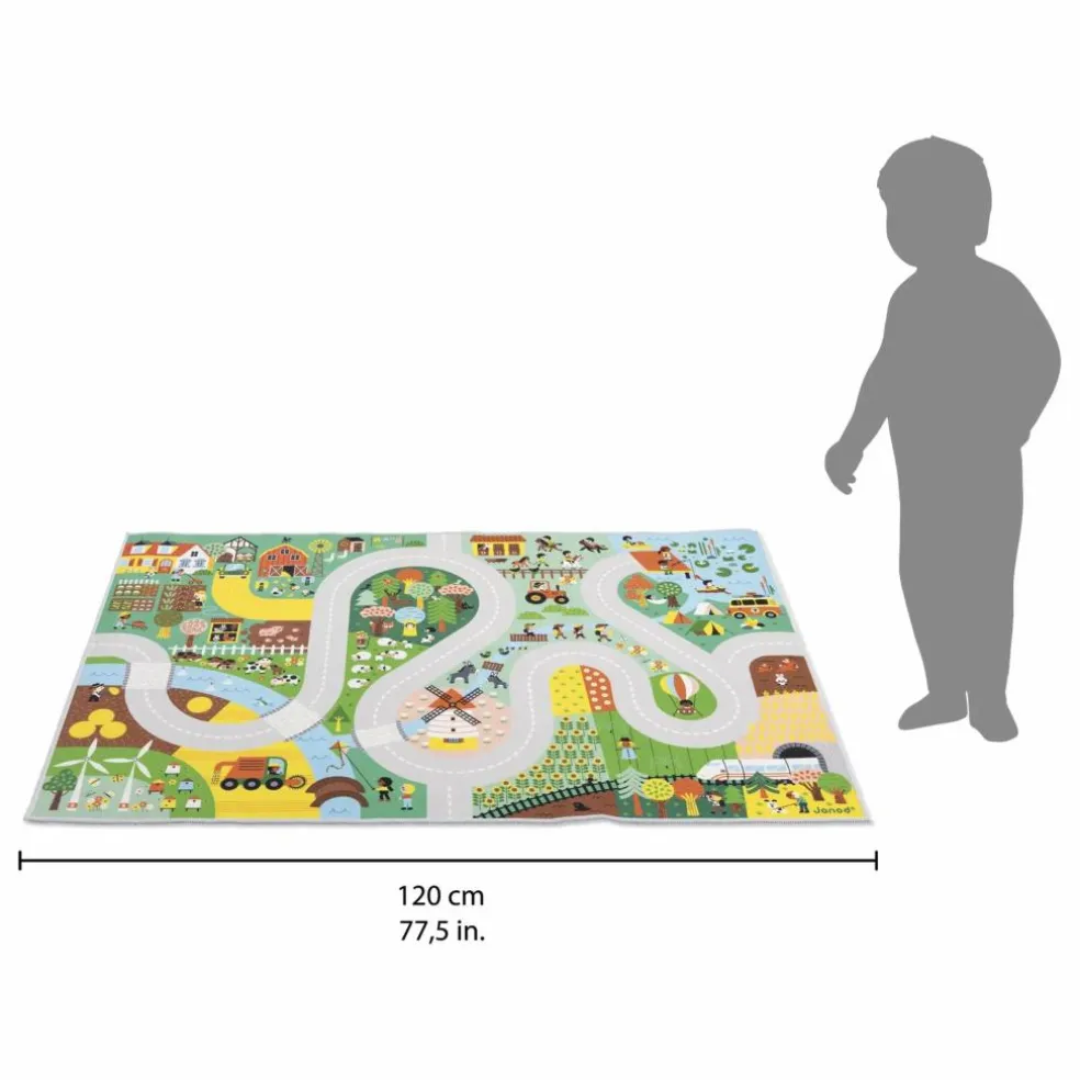 Tapis avec circuit Campagne - Cross Roads