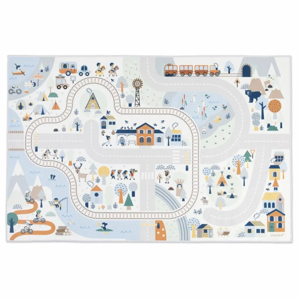 Tapis avec circuit Vallée blanche - Cross Roads