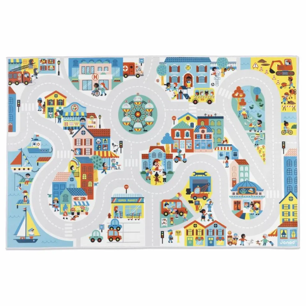 Tapis avec circuit Ville - Cross Roads