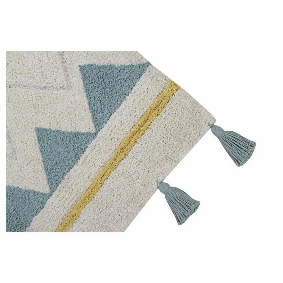 Tapis Azteca | Bleu