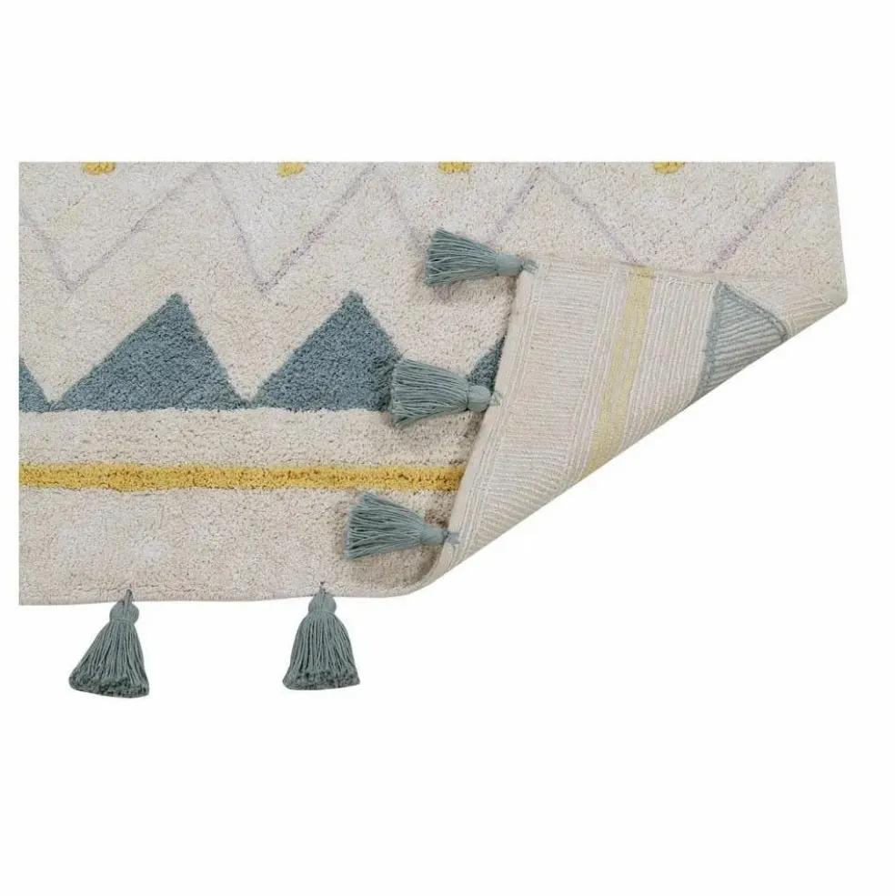 Tapis Azteca | Bleu