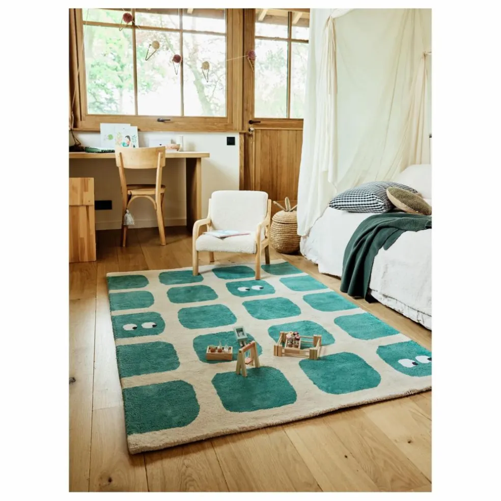 Tapis Bidules | Bleu Vert