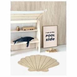 Tapis Coquillage en laine | Sable