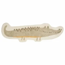 Tapis Crocodile en coton recyclé | Vert