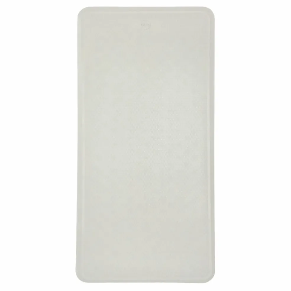 Tapis de bain anti-dérapant en caoutchouc naturel | Gris clair
