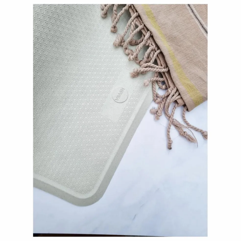 Tapis de bain anti-dérapant en caoutchouc naturel | Granite
