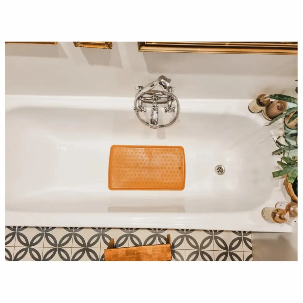 Tapis de bain anti-dérapant en caoutchouc naturel
