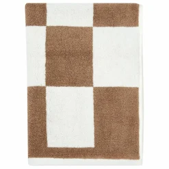Tapis de bain Check | Capuccino