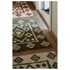Tapis de bain tufté en coton | Vert