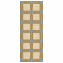 Tapis de couloir en jute Late Breakfast, Evelina Kroon | Beige foncé