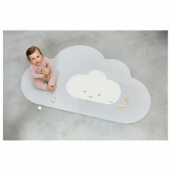 Tapis de jeu pliable Nuage | Gris perle