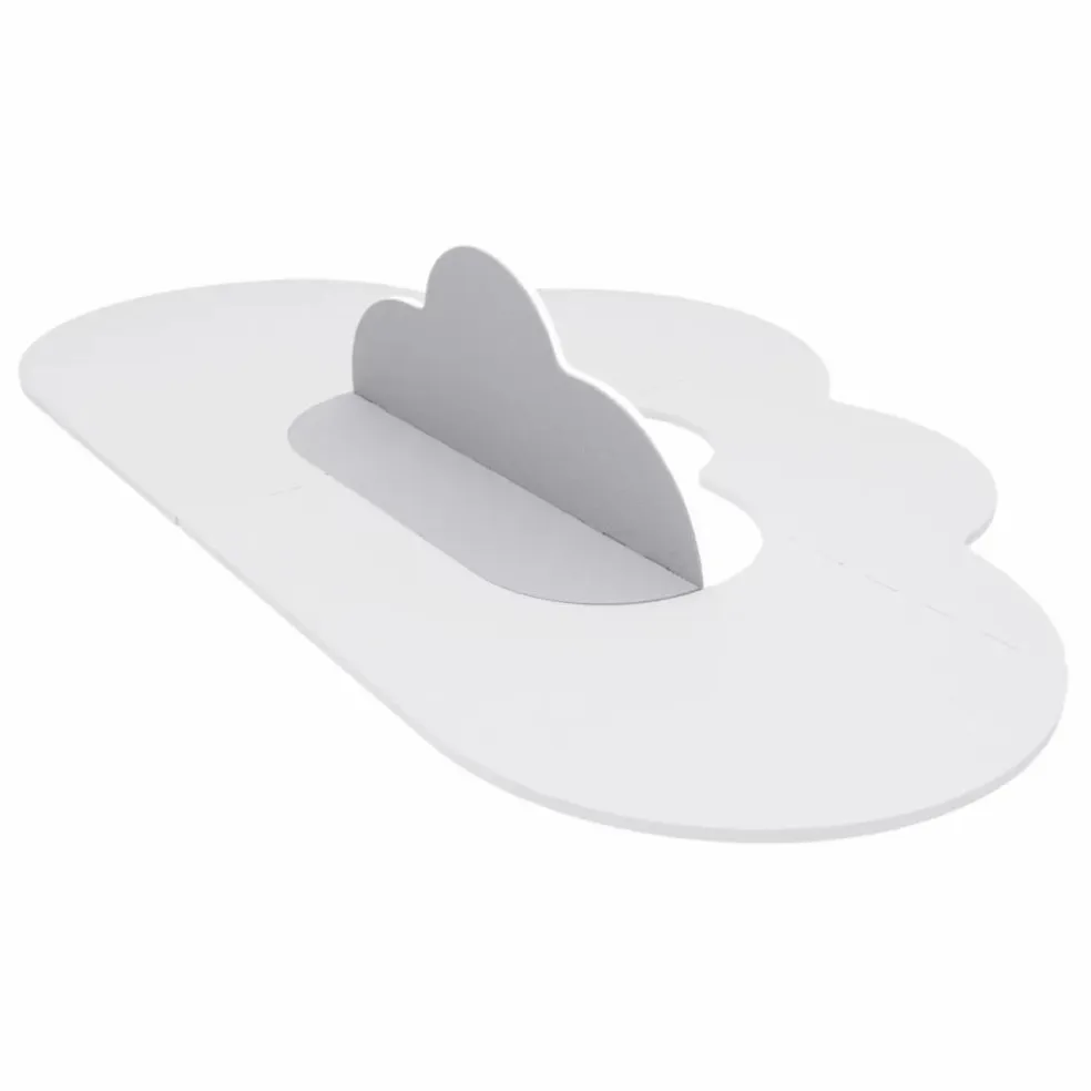 Tapis de jeu pliable Nuage | Gris perle