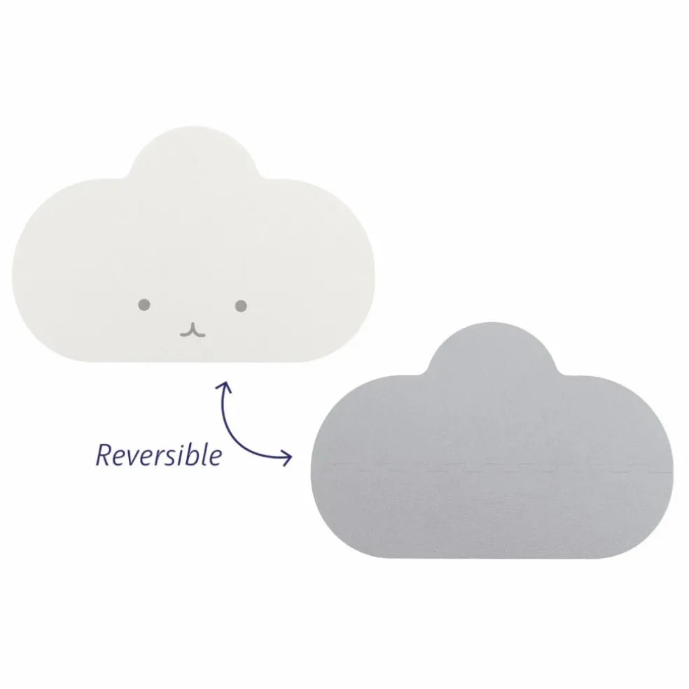 Tapis de jeu pliable Nuage | Gris perle