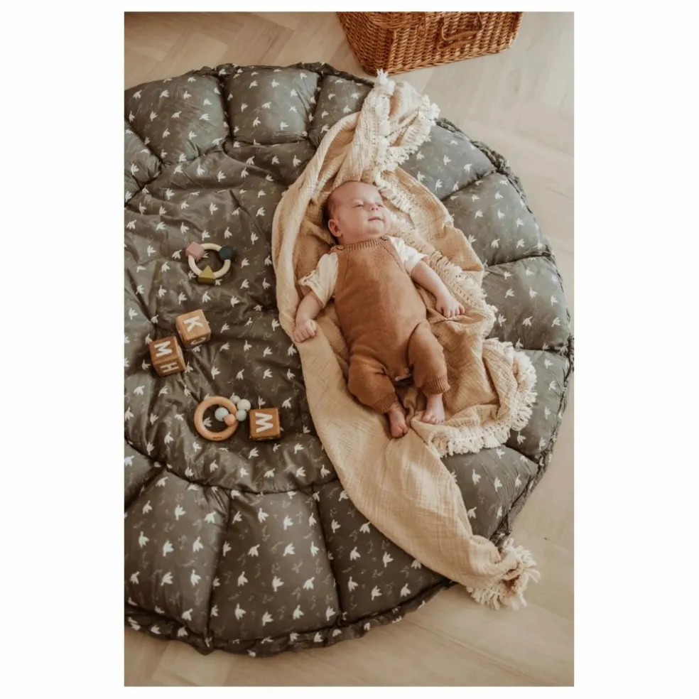 Tapis d'éveil Coco - Oiseaux | Khaki