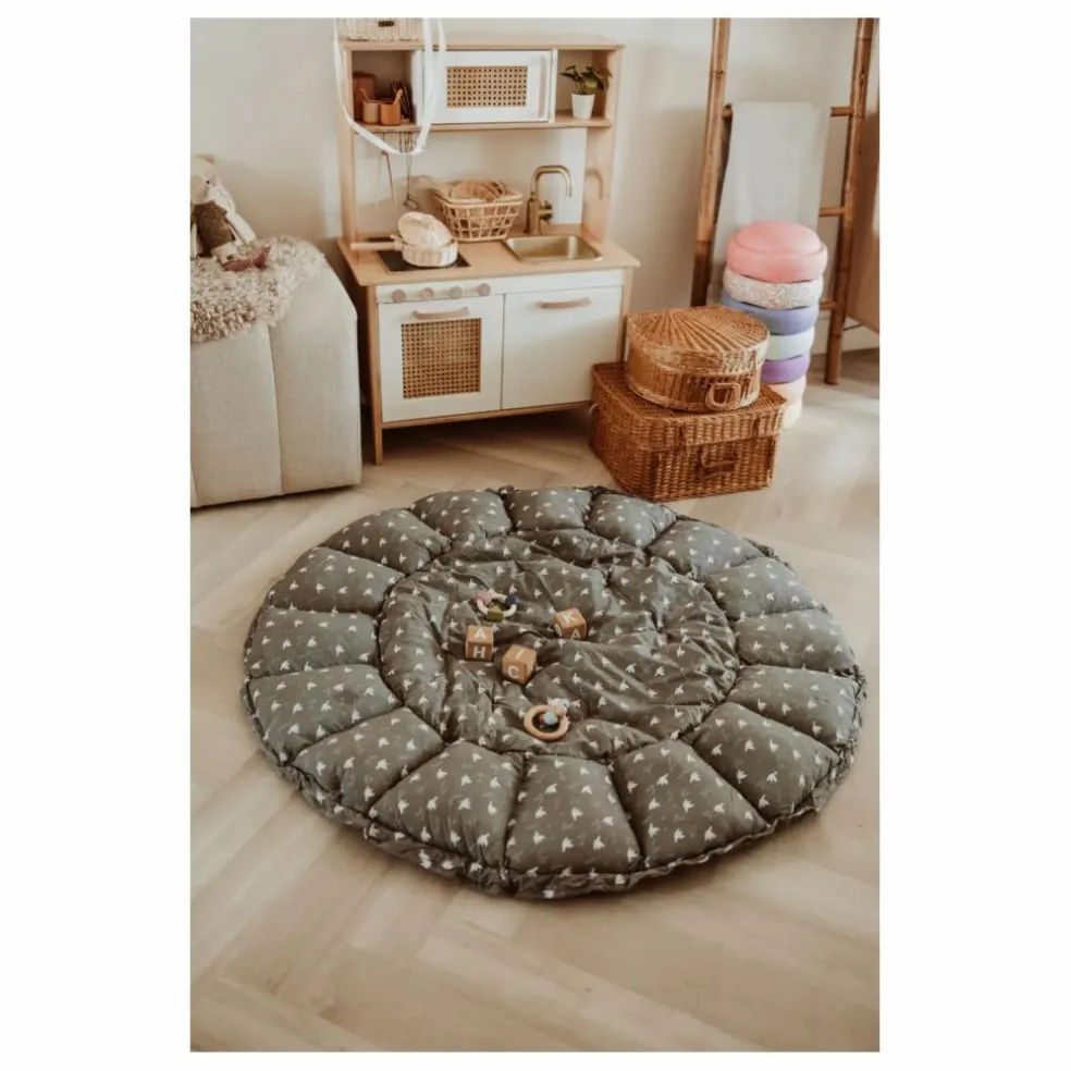 Tapis d'éveil Coco - Oiseaux | Khaki