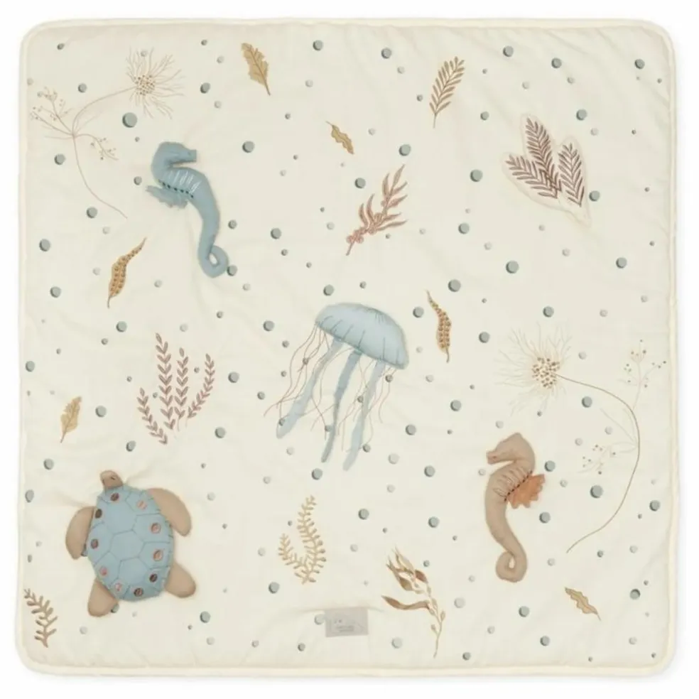 Tapis d'éveil Sea Garden | Bleu
