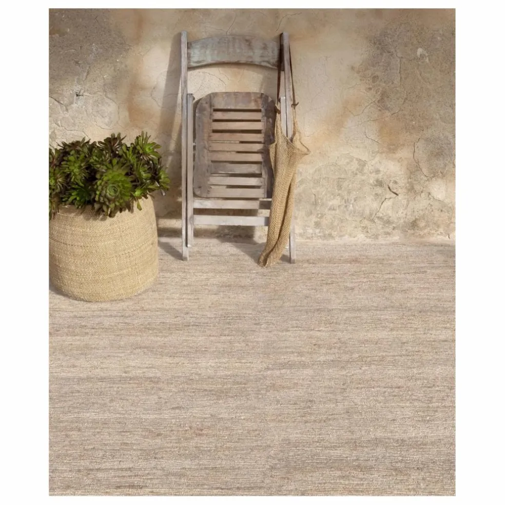 Tapis Earth en jute, Ariadna Miquel | Crème