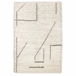 Tapis en coton recyclé | Crème