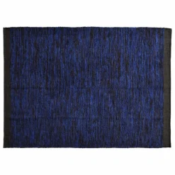 Tapis en coton recyclé Matt | Bleu