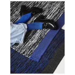 Tapis en coton recyclé Matt | Bleu