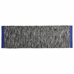 Tapis en coton recyclé Matt | Noir