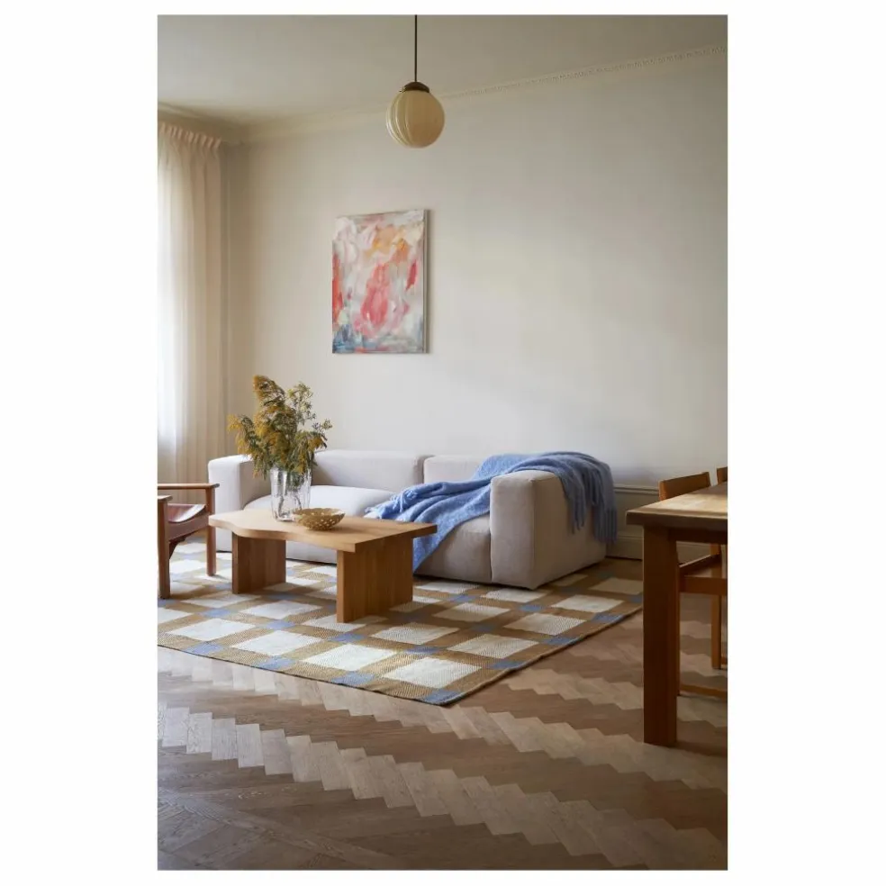 Tapis en jute Late Breakfast, Evelina Kroon | Beige foncé