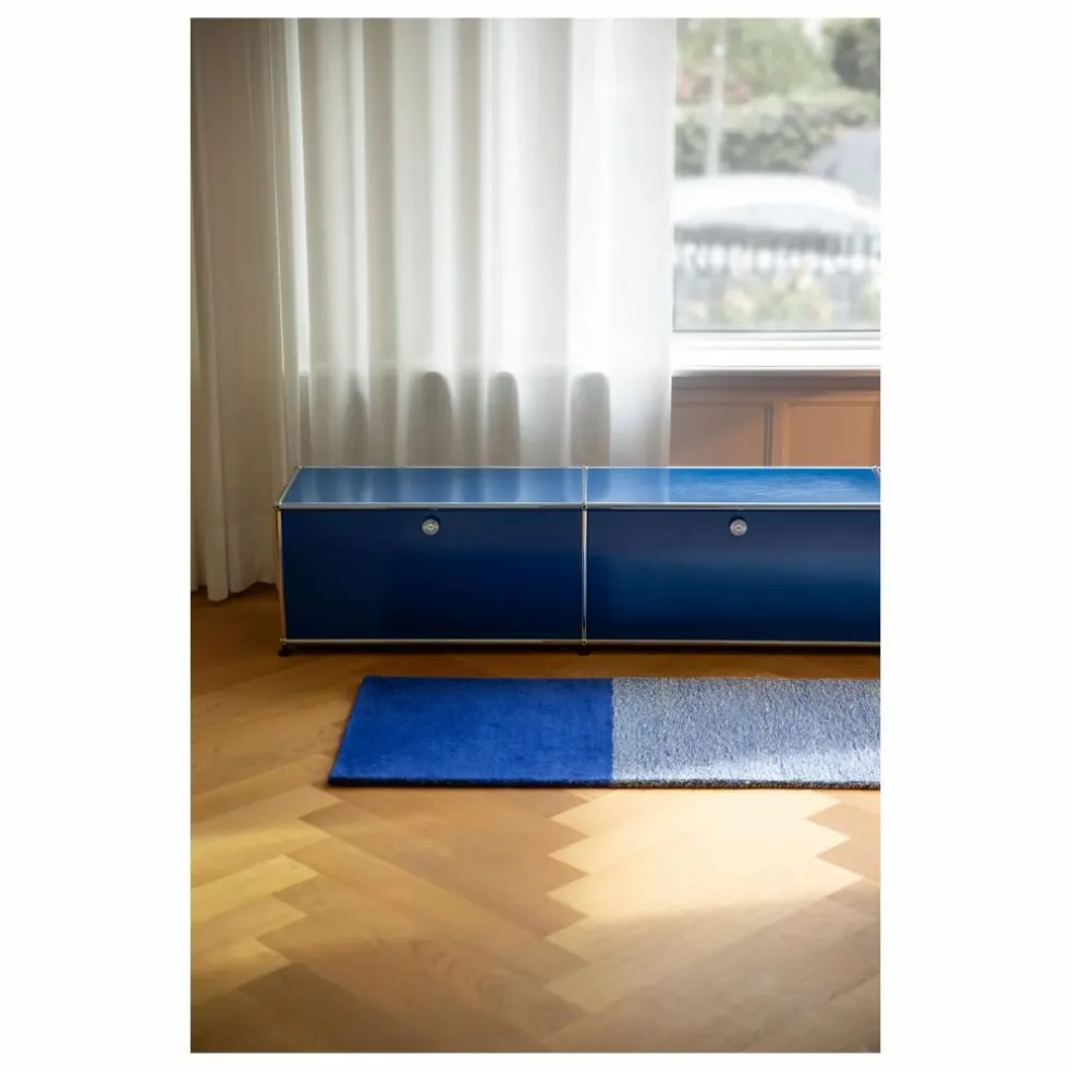 Tapis en laine | Bleu