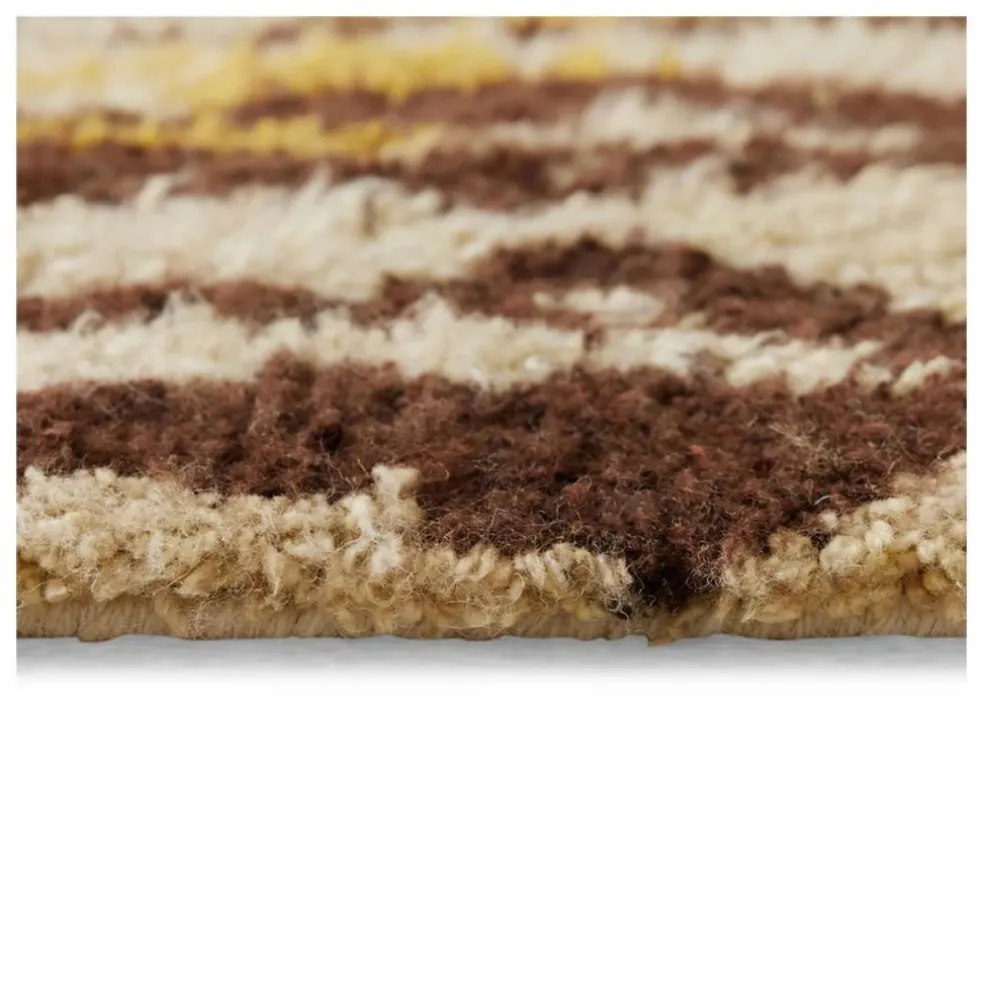 Tapis en laine | Marron