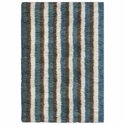Tapis en laine Arable Land, Evelina Kroon | Bleu