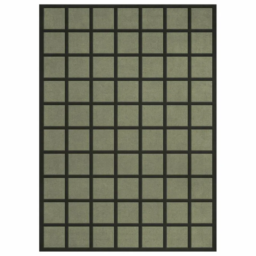 Tapis en laine Avenue | Vert olive