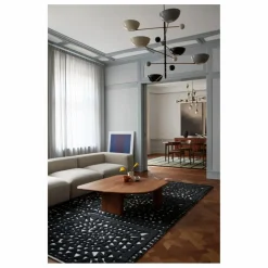 Tapis en laine Avenue | Vert olive