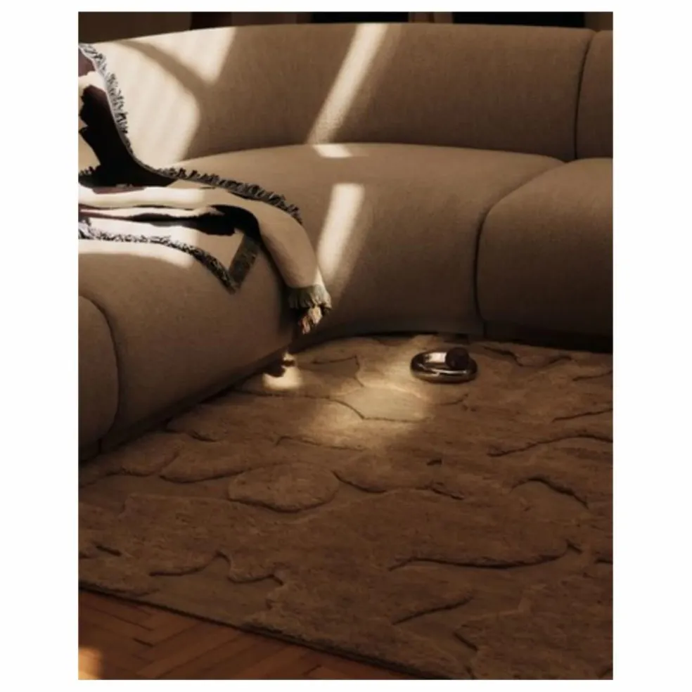 Tapis en laine Cilla | Rose