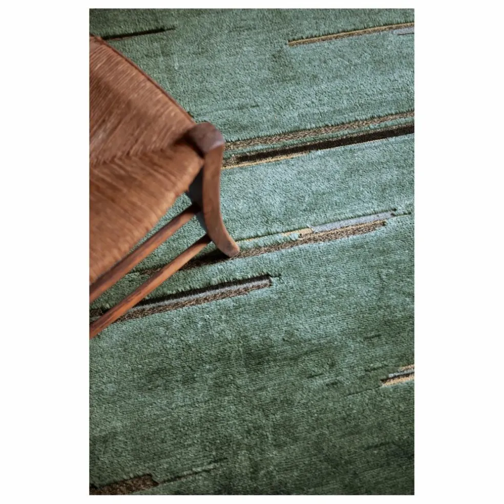Tapis en laine Colorado | Vert