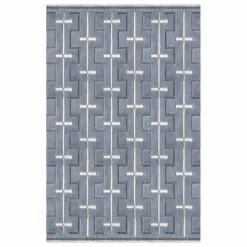 Tapis en laine Johanna | Bleu ciel