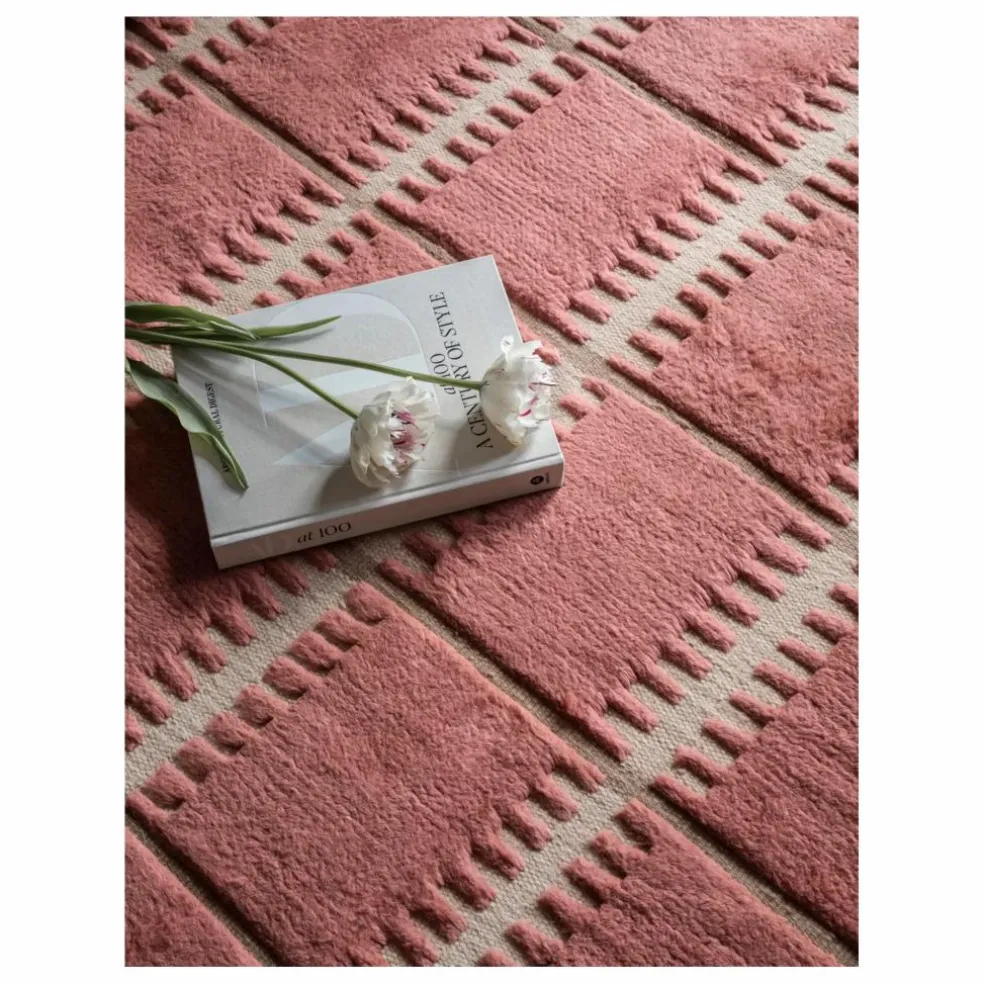 Tapis en Laine Lilly | Rose
