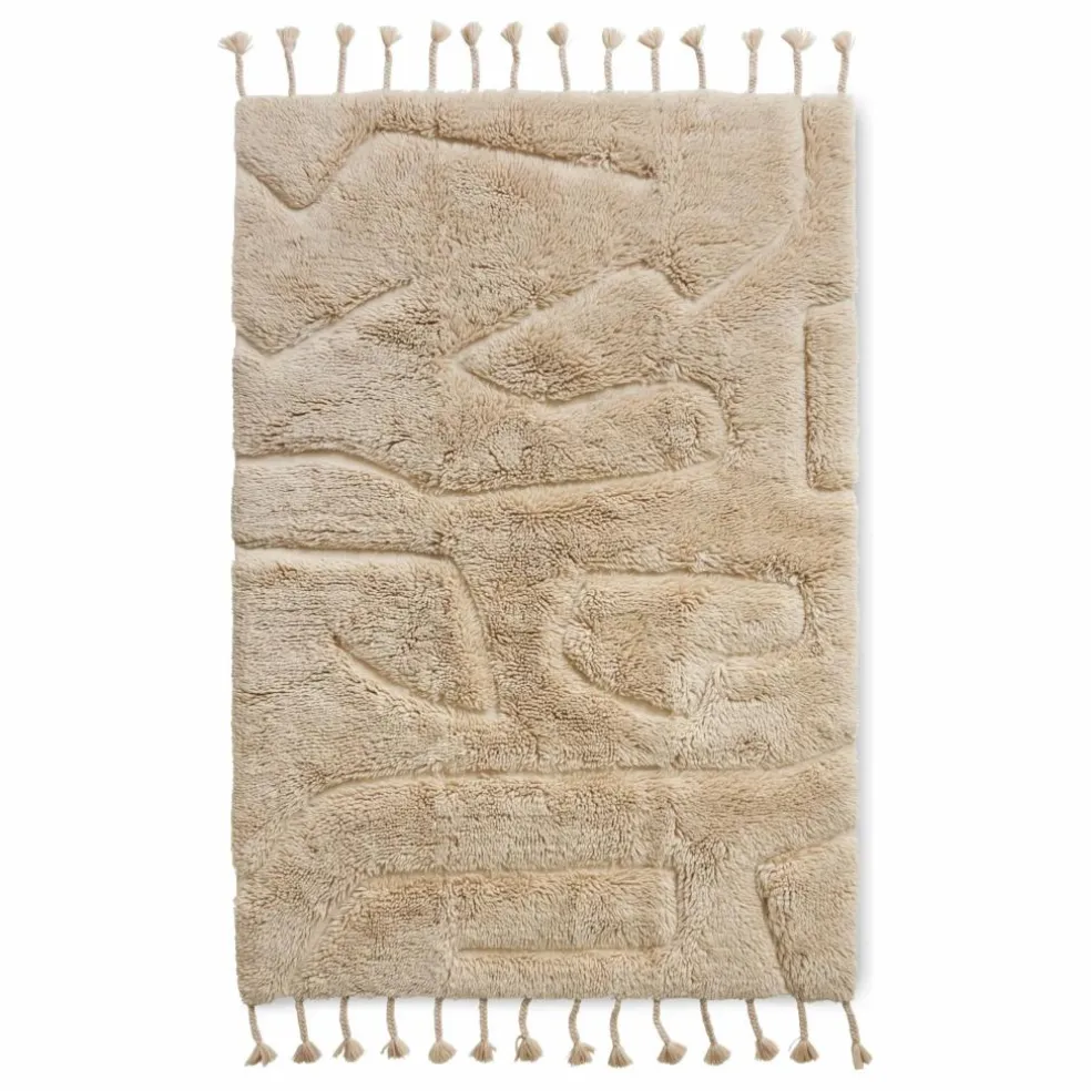 Tapis en laine Limitless | Crème