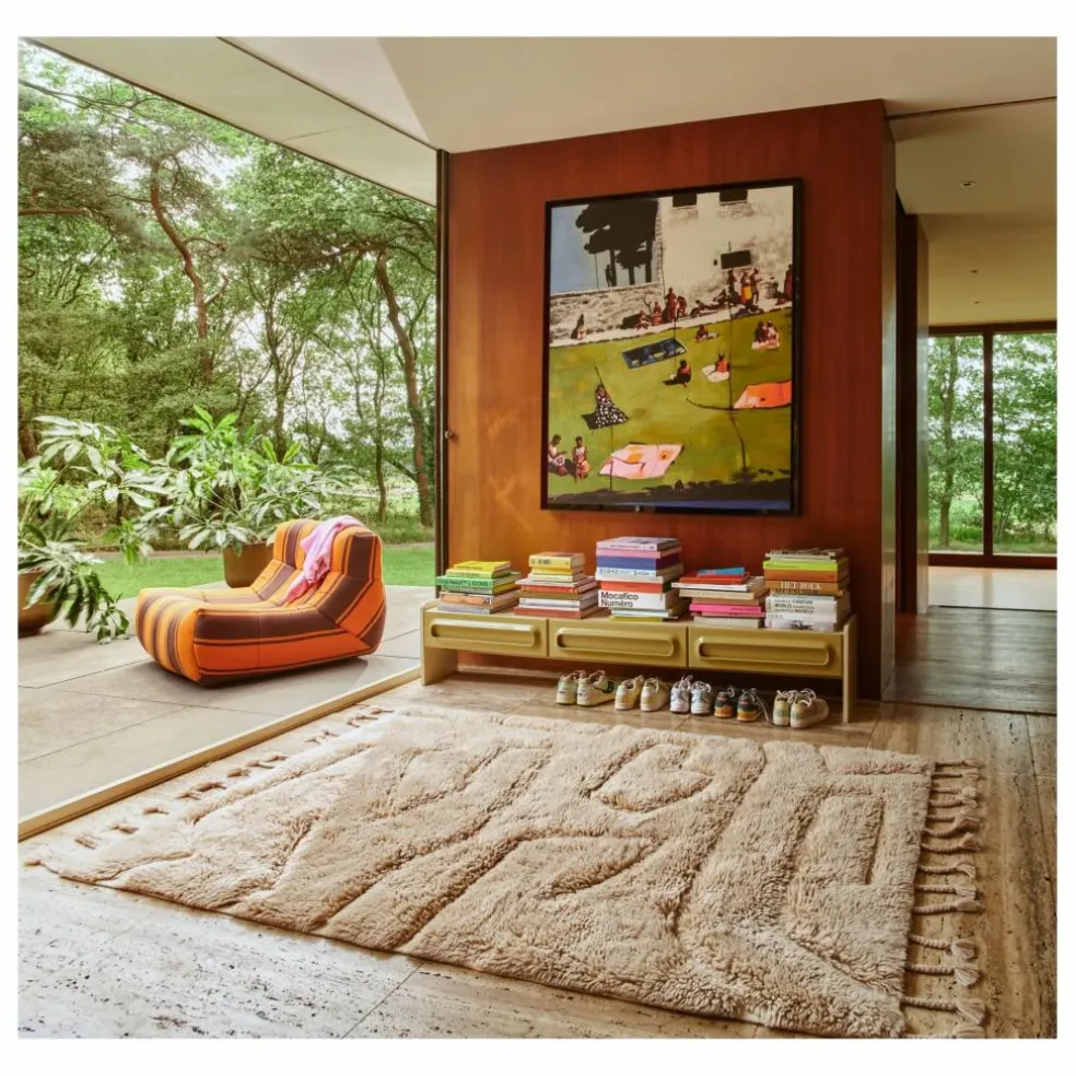 Tapis en laine Limitless | Crème