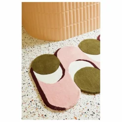 Tapis en laine Nymphe | Rose