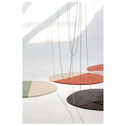 Tapis en laine Pearls | Brique