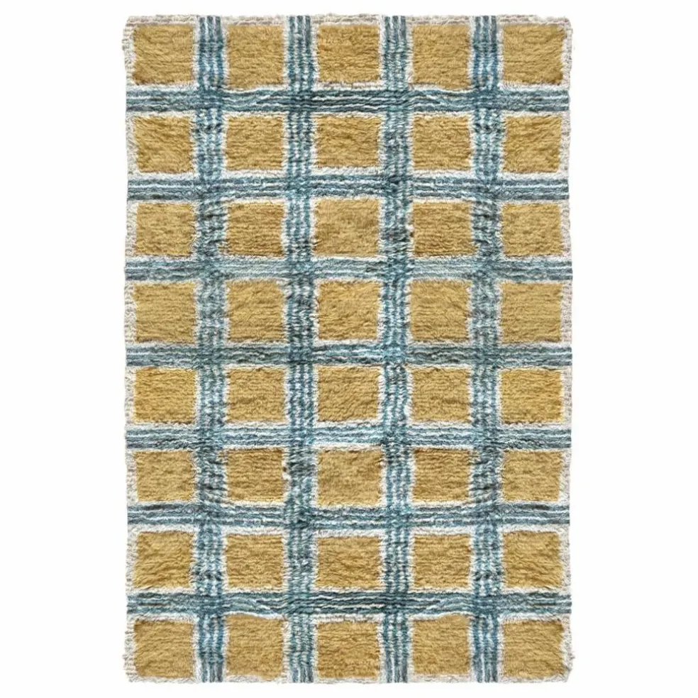 Tapis en laine Pergola, Evelina Kroon | Jaune moutarde