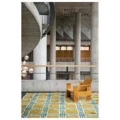 Tapis en laine Pergola, Evelina Kroon | Jaune moutarde
