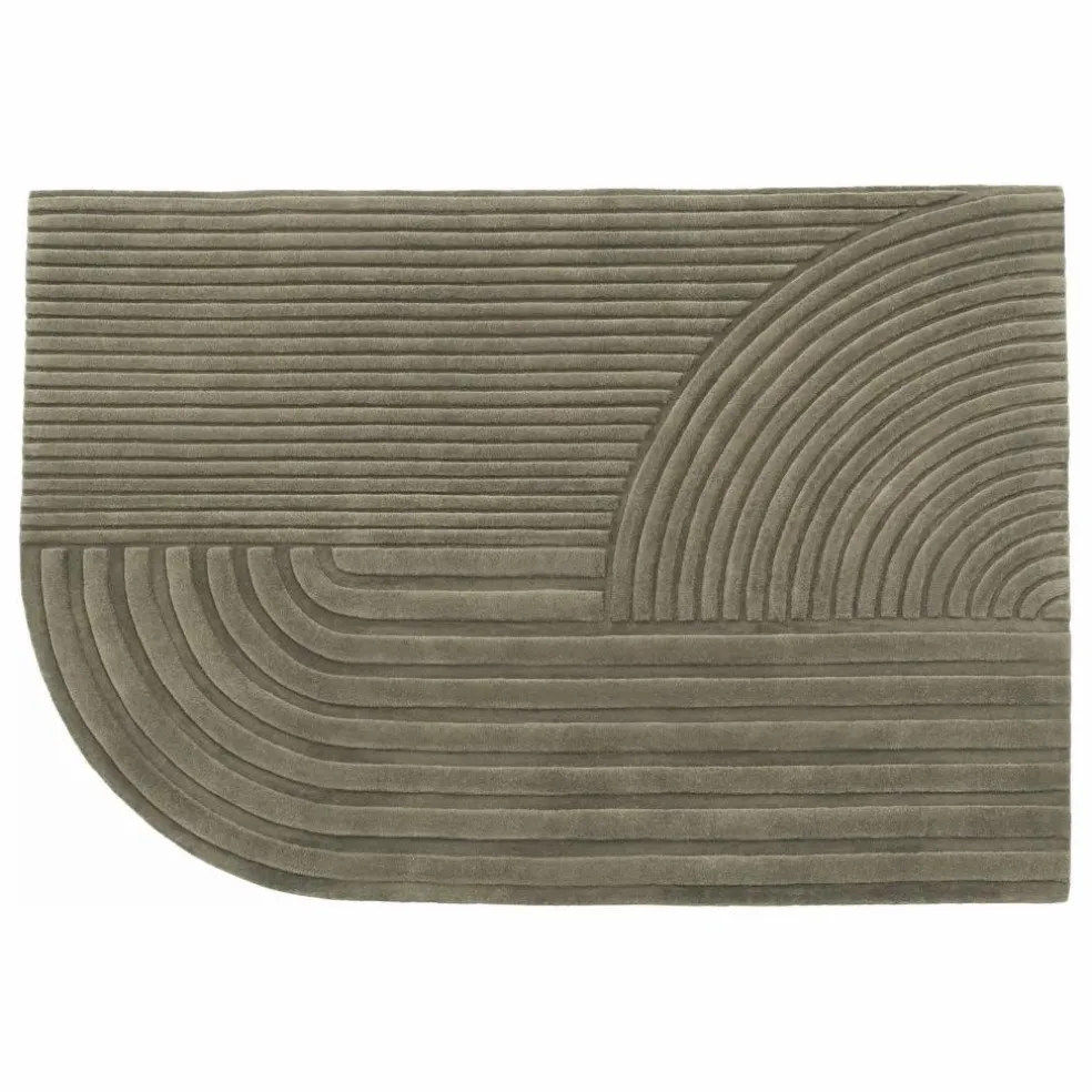 Tapis en laine Relevo, Studiopepe | Taupe