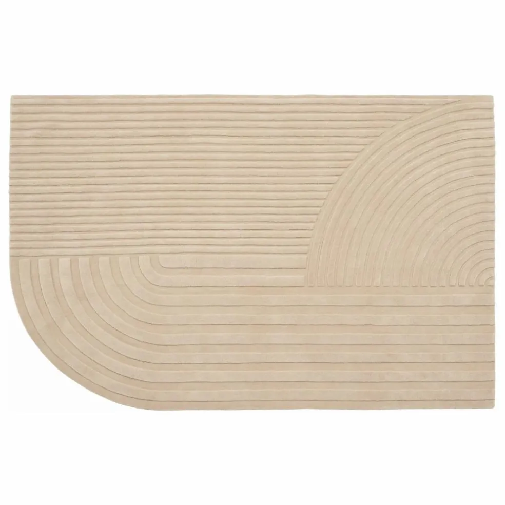 Tapis en laine Relevo, Studiopepe | Rose pâle