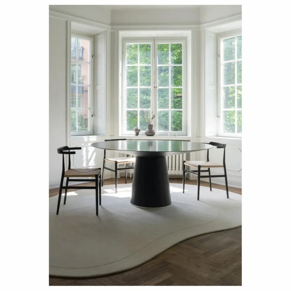 Tapis en Laine Residue | Blanc