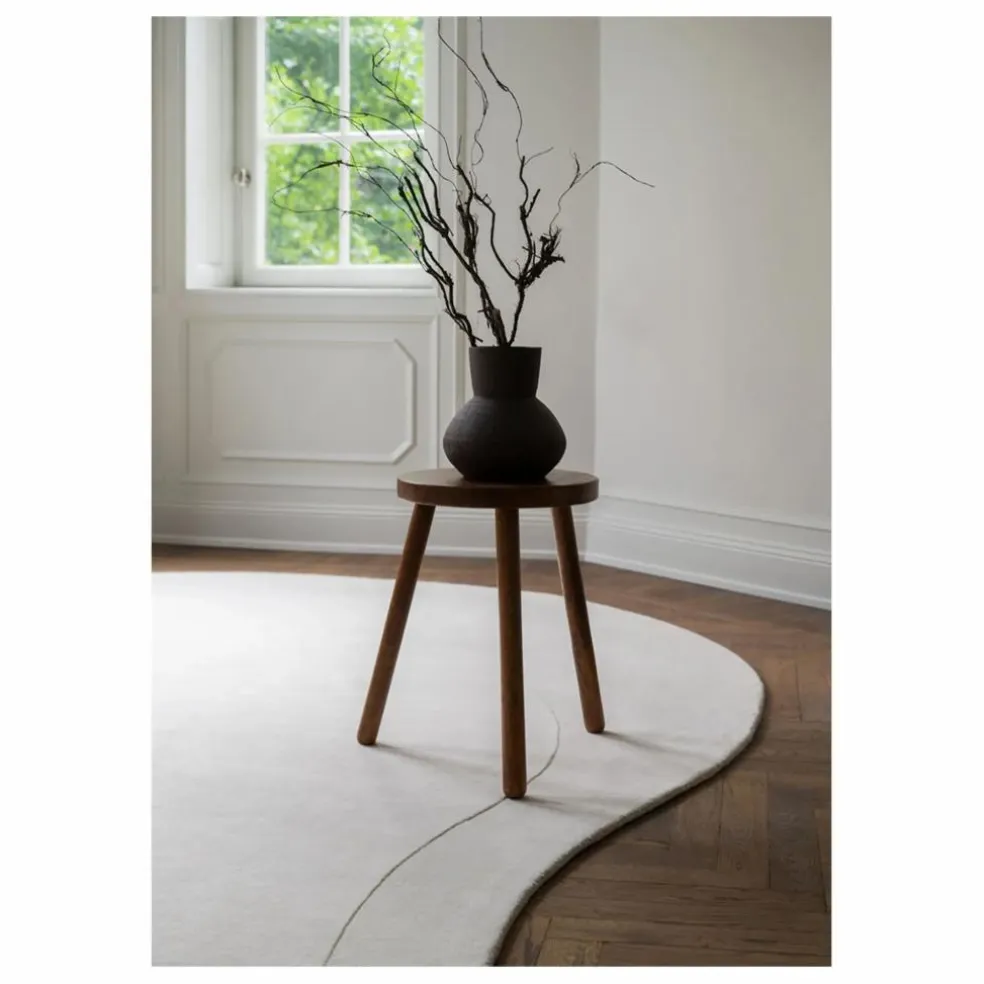 Tapis en Laine Residue | Blanc