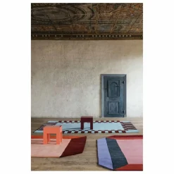 Tapis en laine Teklan Box, Tekla Evelina Severin | Corail