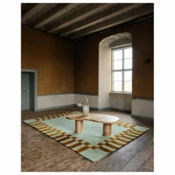Tapis en laine Teklan Frame, Tekla Evelina Severin | Pistachio
